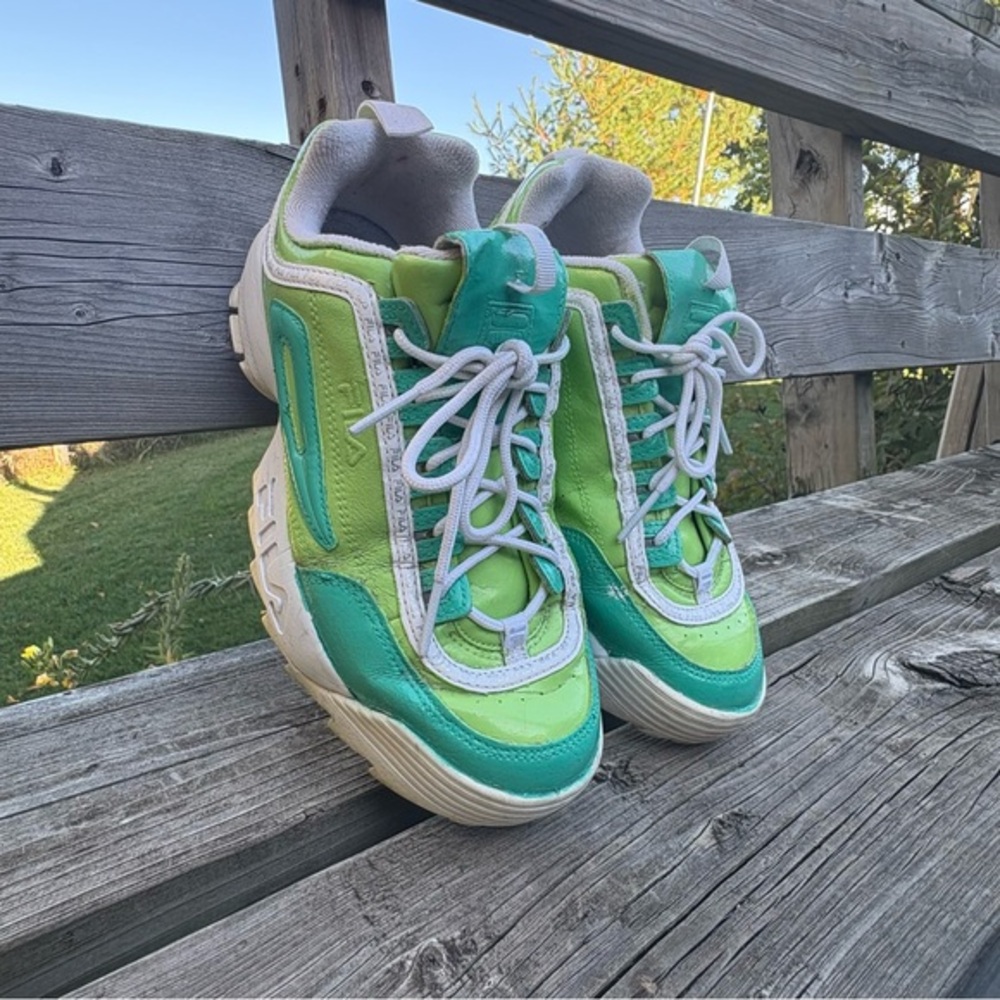 Custom Painted Fila Sneakers